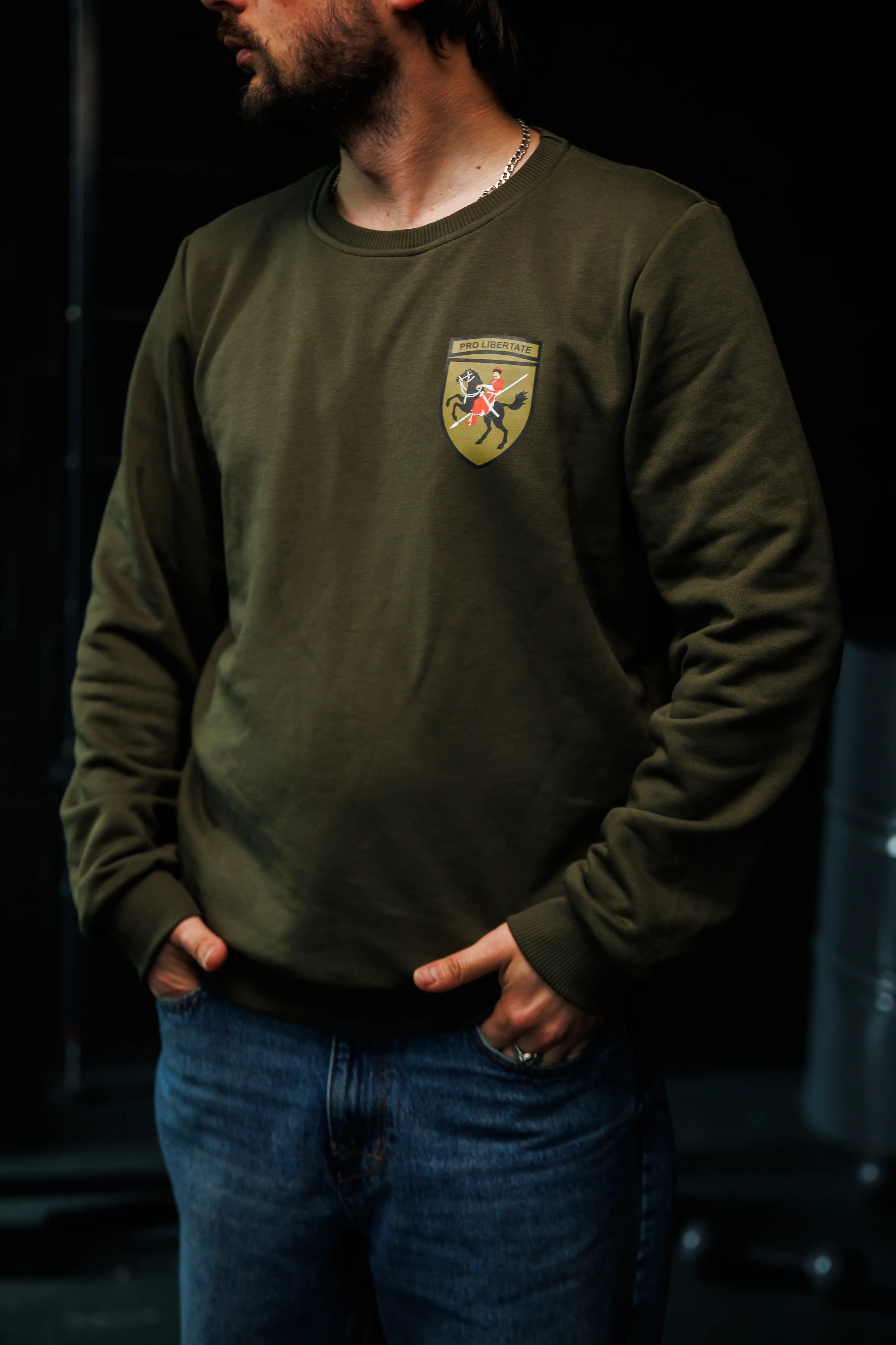 Branded sweatshirt of the 110th Separate Mechanized Brigade